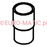 KOŃCÓWKA PROSTA DO WĘŻA 38mm DŁUGA Numatic 216201