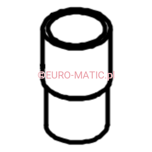 KOŃCÓWKA PROSTA DO WĘŻA 38mm DŁUGA Numatic 216201