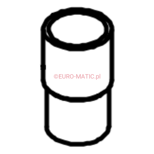 KOŃCÓWKA PROSTA DO WĘŻA 38mm DŁUGA Numatic 216201