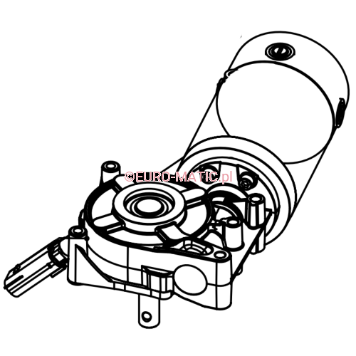ZESPÓŁ NAPĘDU SZCZOTKI Z WTYCZKĄ DO TRO 650/TTV 678 Numatic 205263