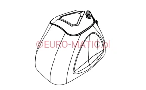 OSŁONA SILNIKA SZCZOTKI DO NUC 244 Numatic 913843
