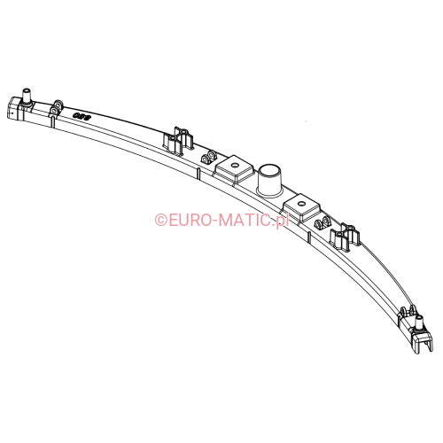 UCHWYT GÓRNY SSAWY ALUMINIOWY 850 38mm Numatic 208197