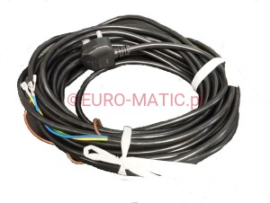 PRZEWÓD ZASILAJĄCY CZARNY 15m 3x1,5mm ANGIELSKA WTYCZKA Numatic 236163
