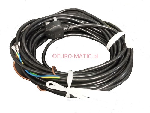 PRZEWÓD ZASILAJĄCY CZARNY 15m 3x1,5mm ANGIELSKA WTYCZKA Numatic 236163