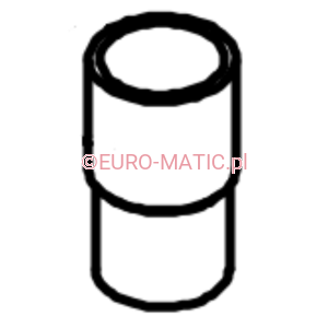 KOŃCÓWKA MUFA ZŁĄCZE 38mm do węża Numatic 216201 OD STRONY akcesoriów