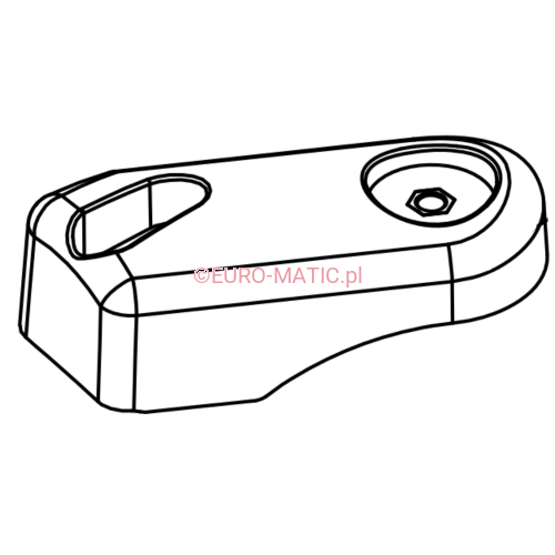 UCHWYT TRZYMANIA KOŁA SSAWY LEWY Numatic 906860