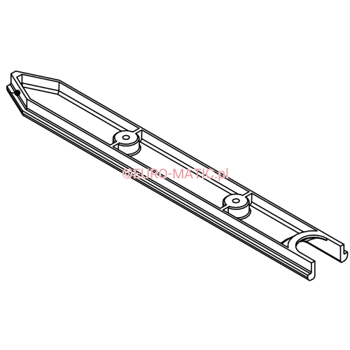 UCHWYT GUM SSAWY PROSTEJ TT/TTB 345 1/2 CZĘŚCI Numatic 229357