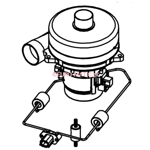 SILNIK SSĄCY 2-STOPNIOWY 24V DO TGB 8572 Numatic 915803