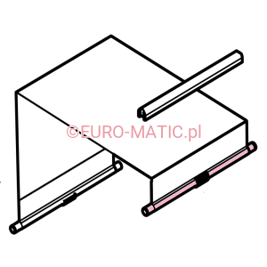 RURKA KOŃCOWA ROLETY PRZESUWNEJ Numatic 906532