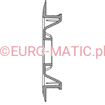 Zaczep pada czerwony Numatic 911835