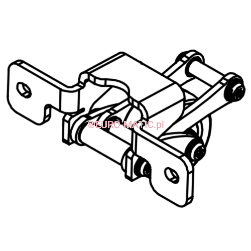 MECHANIZM KÓŁKA PRZEDNIEGO NUC 244NX Numatic 913364