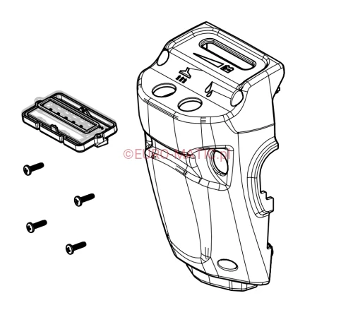 ZESTAW NAPRAWCZY PŁYTKI W RĘKOJEŚCI DO NUC 244 Numatic 914006