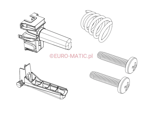 RĘKOJEŚĆ STAŁA SZARA + DŹWIGNIA RĘKOJEŚCI DO NUC 244 Numatic 914457