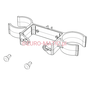 PODWÓJNE MOCOWANIE WĘŻY SSĄCYCH DO NUC 244 Numatic 918074