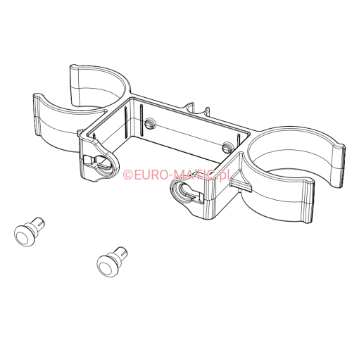 PODWÓJNE MOCOWANIE WĘŻY SSĄCYCH DO NUC 244 Numatic 918074
