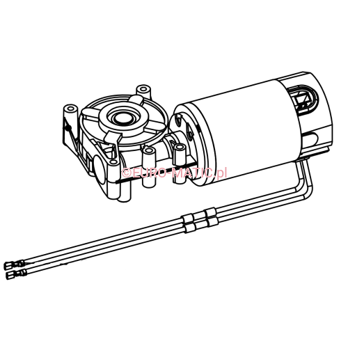 ZESPÓŁ NAPĘDOWY SZCZOTEK DO VARIO 400mm PRZEWÓD Numatic 321459