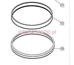 OSŁONA NA SZCZOTKĘ KOMPLET DO DUSTROLA Numatic 214109