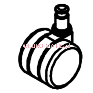 KOŁO 40mm PRZEDNIE DO ODKURZACZA Numatic 204012