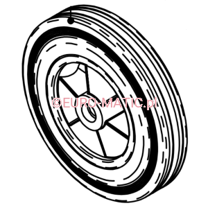KOŁO TRAKCJI GUMOWE DO TTB 665/160ST Numatic 204082