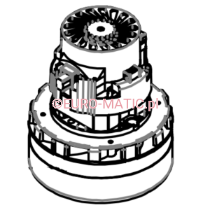 SILNIK SSĄCY 220V BL21102 Numatic 205410