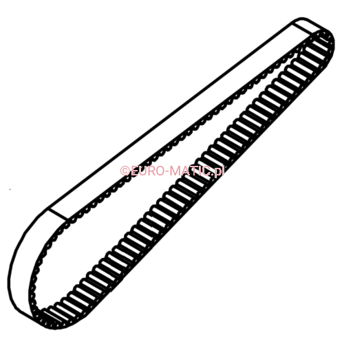 PASEK ZĘBATY DO TT 1535 Numatic 206524