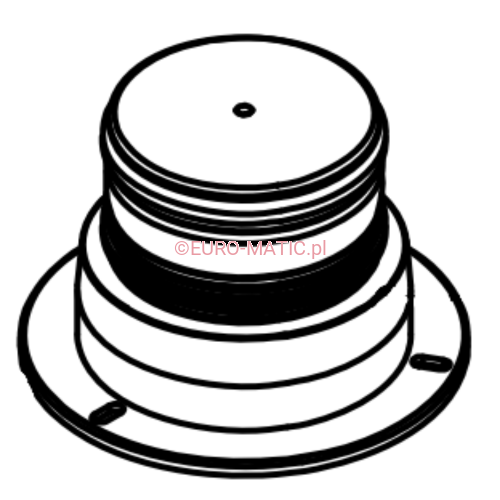KLOSZ PLASTIK LAMPY OSTRZEGAWCZEJ DO VARIO Numatic 208164