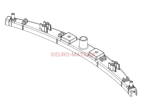 LISTWA ALUMINIOWA SSAWY 650mm 38mm Numatic 208198