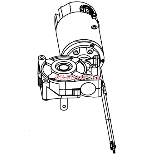PRZEKŁADNIA SZCZOTEK DO VARIO 300mm PRZEWÓD Numatic 321460
