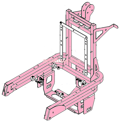 KONSTRUKCJA METALOWA MASZYNY DO TTB 3450 Numatic 329476