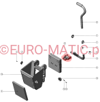 Zawias wyciskarki Numatic 909681