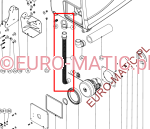 Wąż spustowy czerwony z korkiem Numatic 903977 do TRL 720/150T