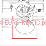 Osłona antybryzgowa Numatic 578010 do TT 6650G i TT 6650S