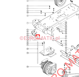 Wąż spustowy brudnej wody Numatic 208076 do TTV 678