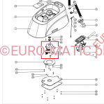 Silnik ssący 24 V dwustopniowy Numatic 903716 do TGB 6055 i TGB 6055T