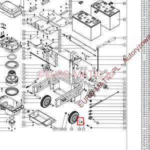Tuleja koła Numatic 229228 do maszyn bateryjnych TTB i kablowych TT