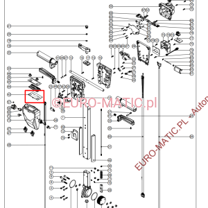 Płytka sterująca PCB Numatic 208255 do TTB 455 i TTB 4552ST