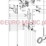 Zespół napędowy szczotek Numatic 321296 do TLB 345 i TT 345