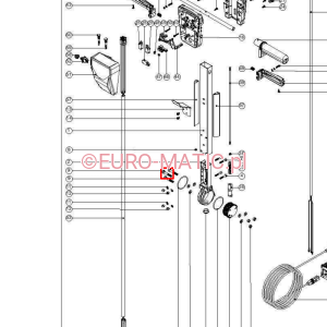 Zespół napędowy szczotek Numatic 321296 do TLB 345 i TT 345