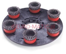 Uchwyt z drucianymi szczotkami 400mm Numatic 606211