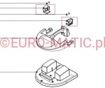 Zapinka separatora szara Numatic 229494 do szorowarek bateryjnych TTB i kablowych TT