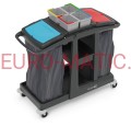 Wózek Numatic EM4 SRK21 z zestawem czterech wiaderek 5L SRK21