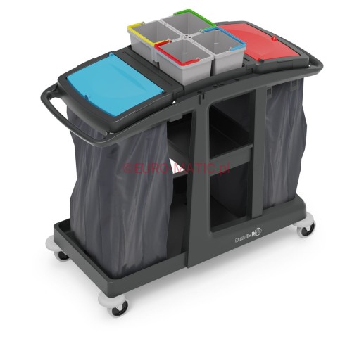 Wózek Numatic EM4 SRK21 z zestawem czterech wiaderek 5L SRK21