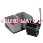Zestaw wiader Numatic SRK 1 do SERVO-Matic, 2×17 l z wyciskarką doczołową