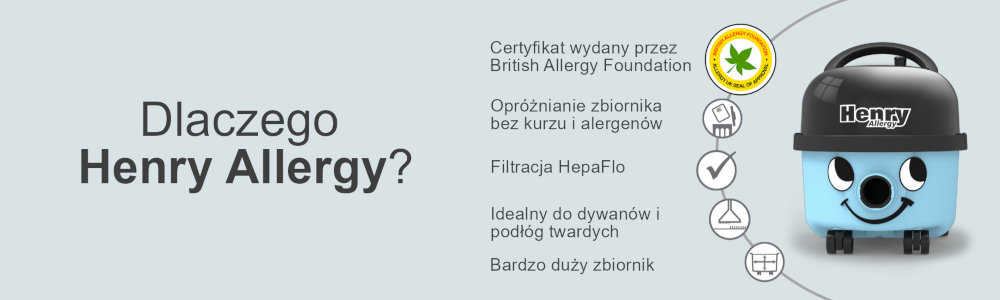 Odkurzacz dla alergika Numatic Henry Allergy HVA 160 