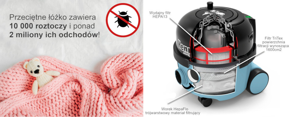 Odkurzacz dla alergika Numatic Henry Allergy HVA 160 